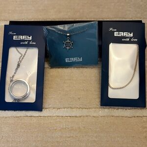 Bundle of Effy necklaces from Celebrity cruise line-costume jewelry but all new